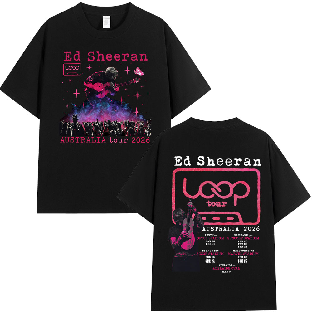 Mens Fashion Australia - Ed Sheeran Loop Tour Australia 2026