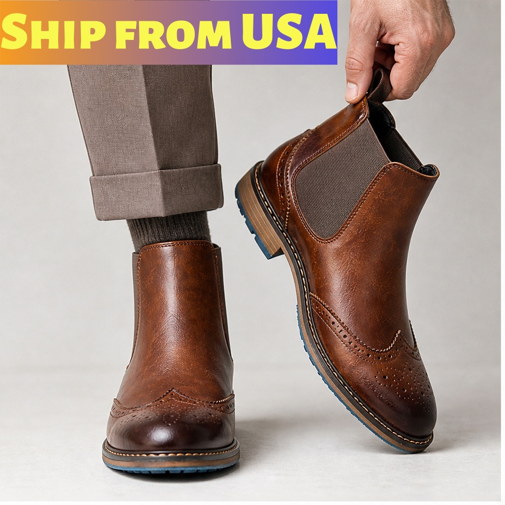 Men'S Fashion Model - Chelsea Boots Men Comfortable Brand Fashion
