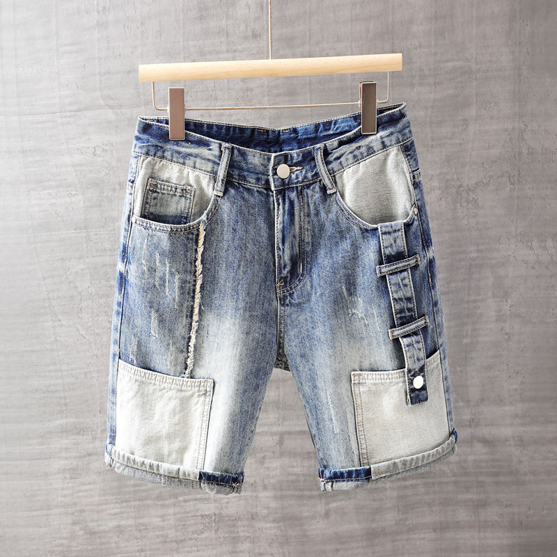 Men Fashion Jeans - Men's Short Jeans Pants with Pockets