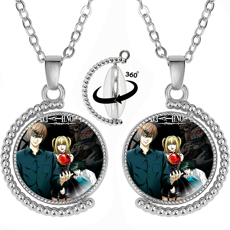 Men'S Fashion Model - Death Note Fashion Rotatable Necklace for