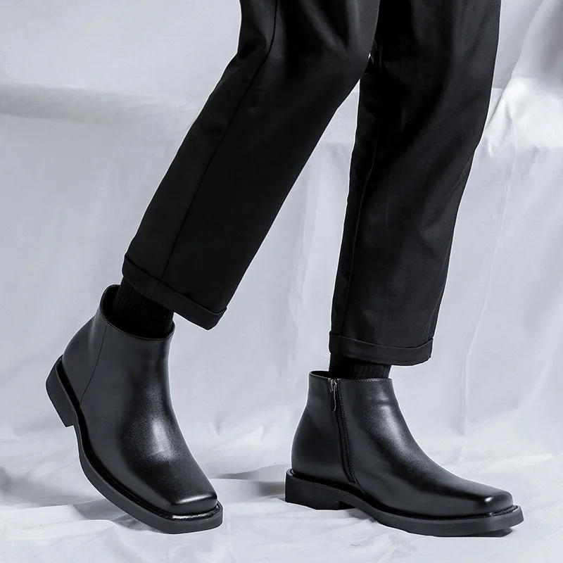 Black New Fashion Men Casual L - огляд і ціна Mens Fashion Dress Shoes