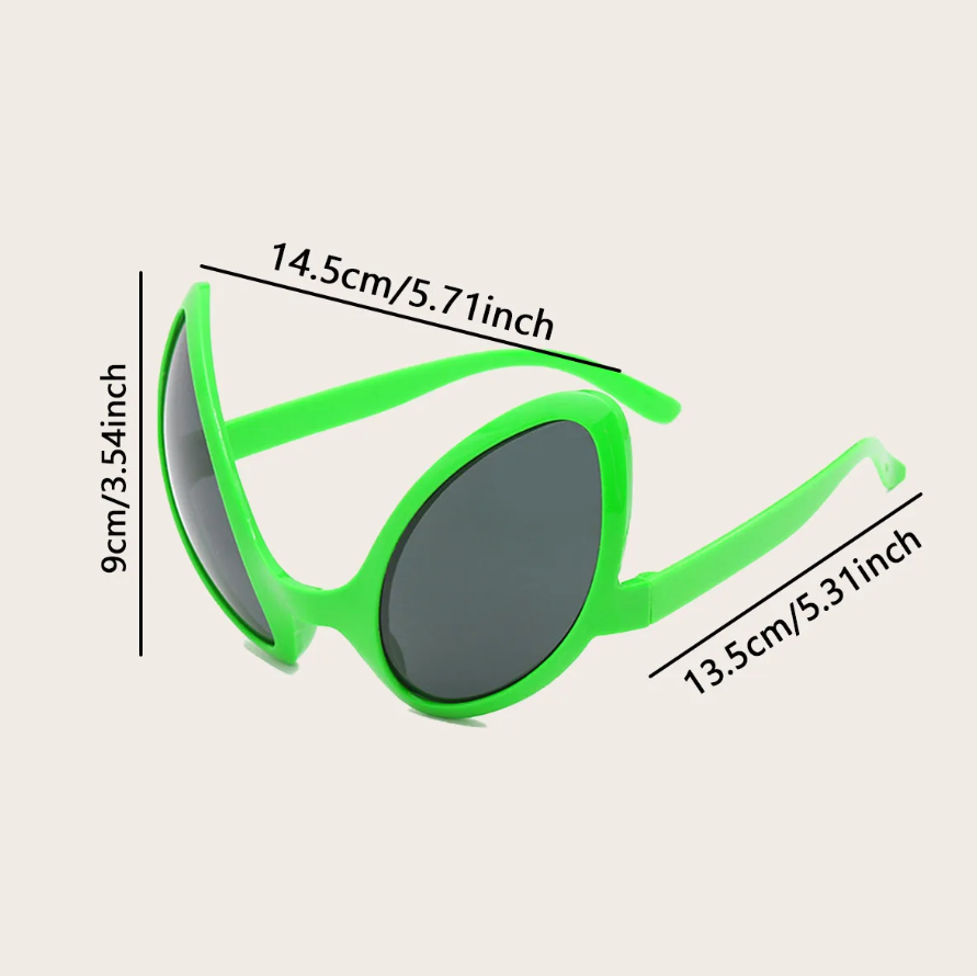 Green Alien Martian Quirky Sun - огляд і ціна Men Fashion Rave