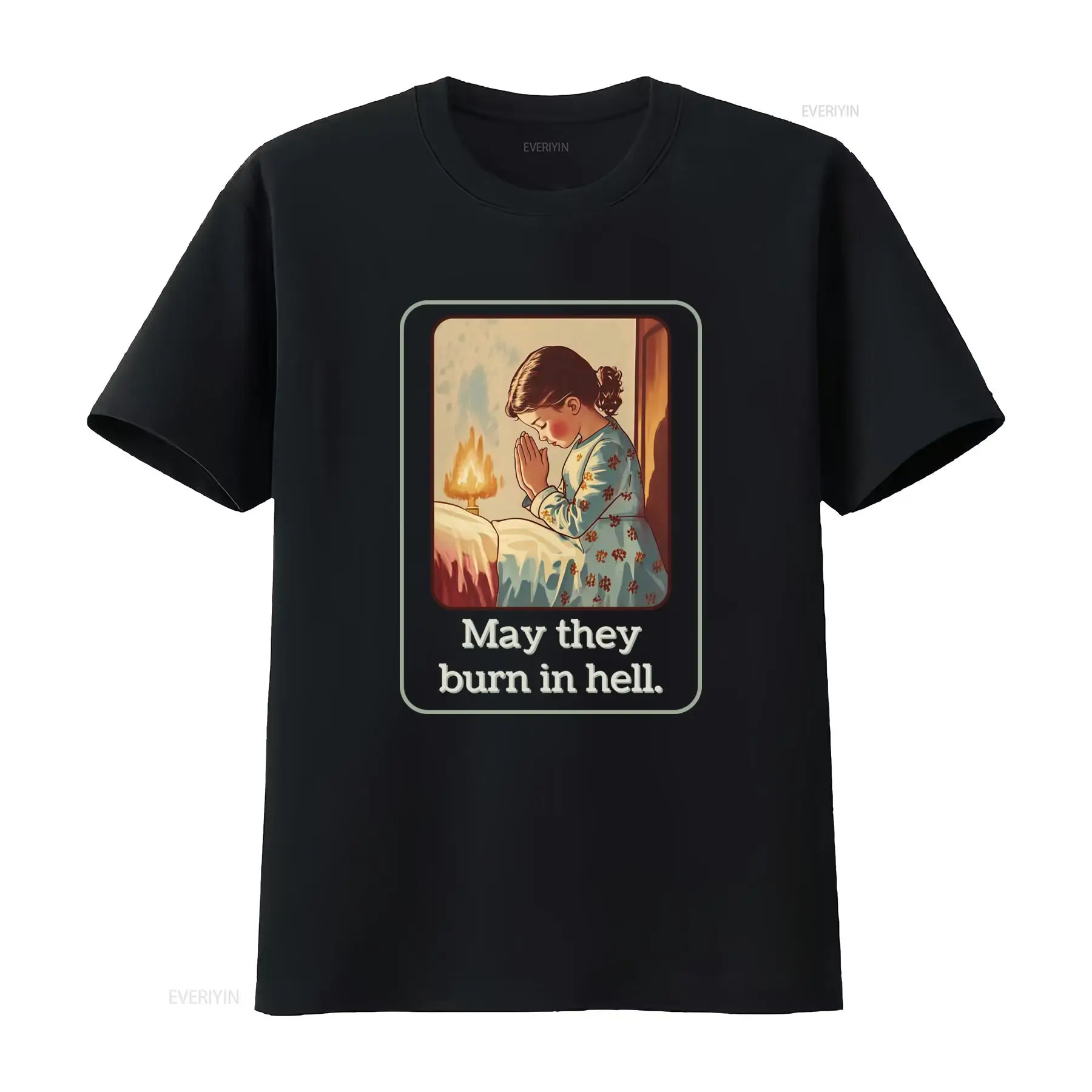 May They Burn In Hell T Shirt  - огляд і ціна Mens Fashion In The 50S