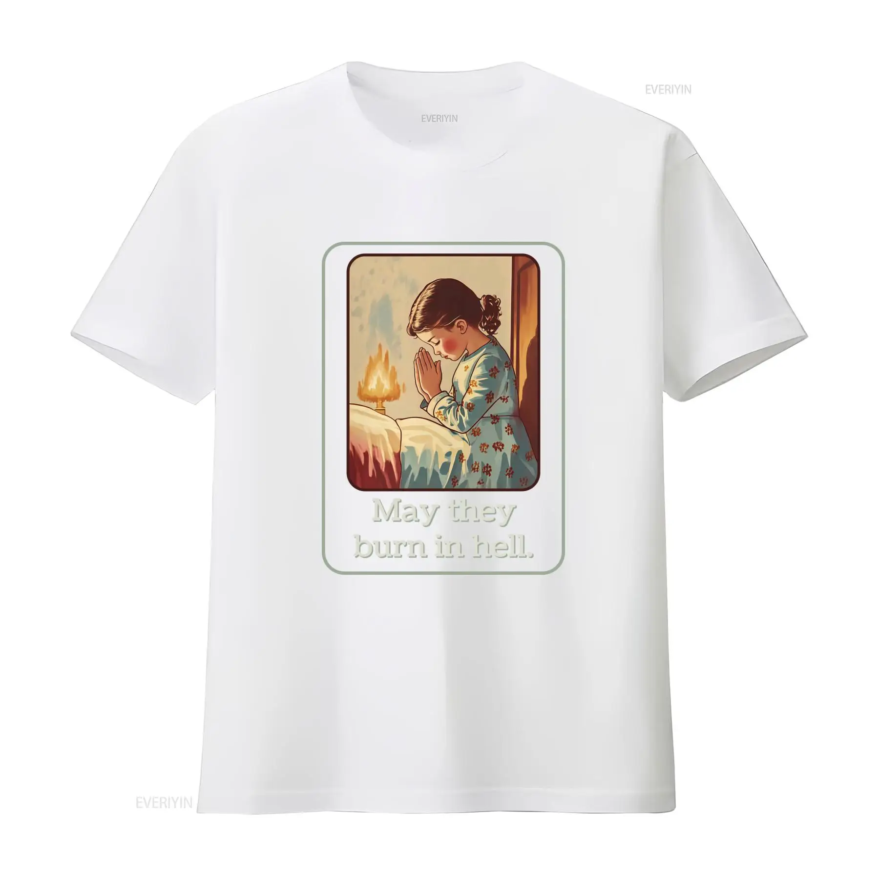 May They Burn In Hell T Shirt  - огляд і ціна Mens Fashion In The 50S