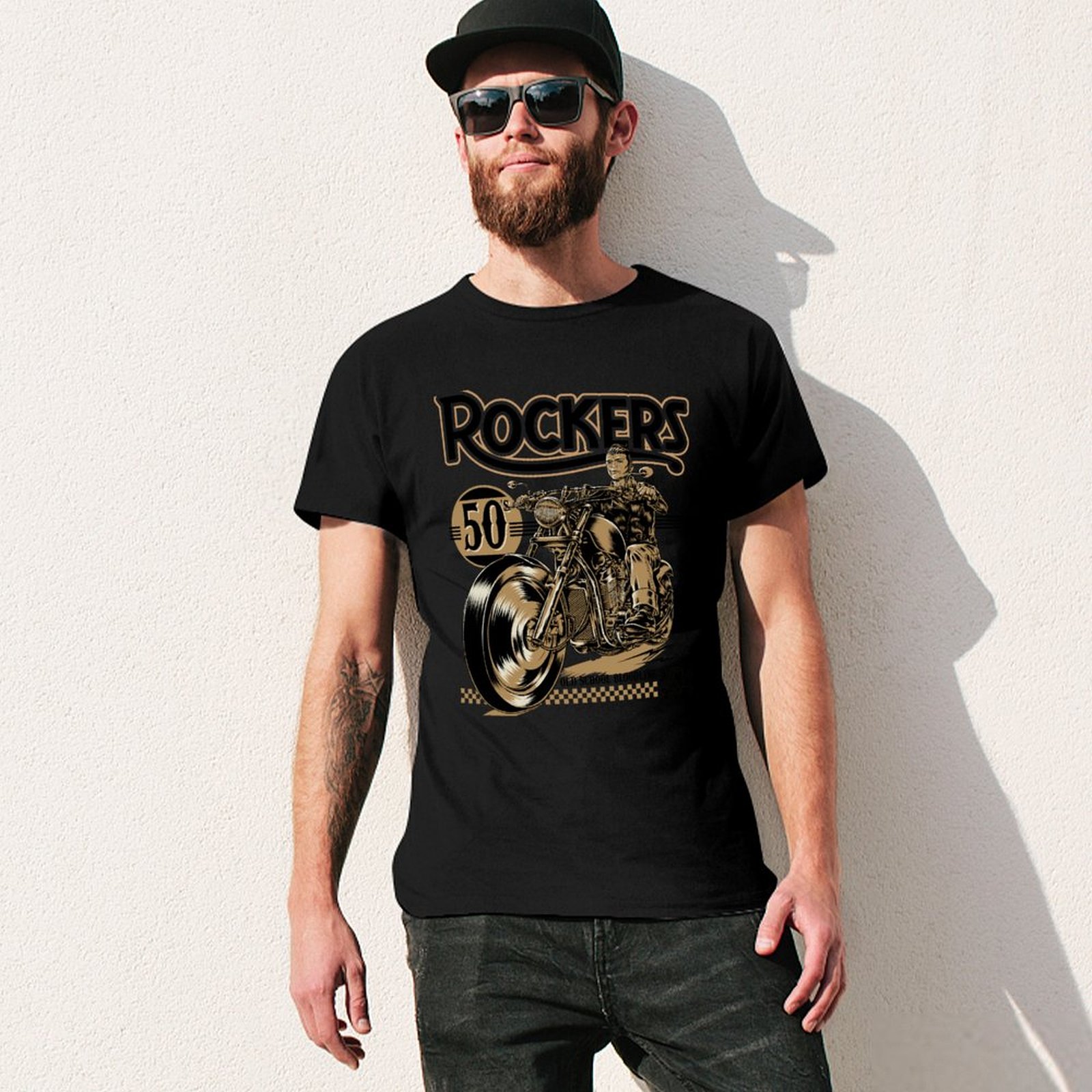Rockers 50s T-Shirt Summer Fas - огляд і ціна Mens Fashion In The 50S