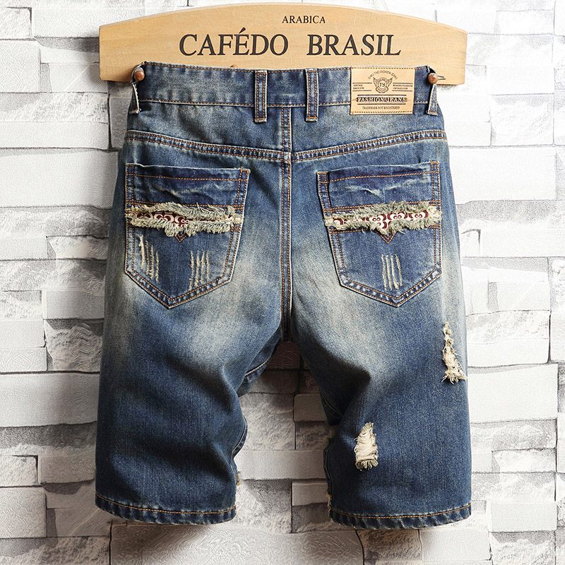 Ripped Hip-hop Denim Shorts Me - огляд і ціна Men Fashion Jeans