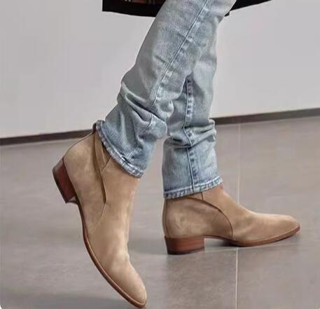 British Style Khaki Camel Fros - огляд і ціна Mens Fashion Dress Shoes