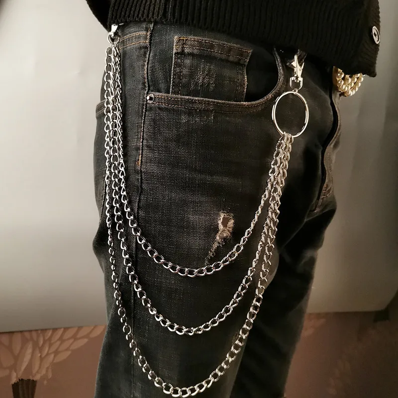 Layer Metal Belt Chain Punk Ho - огляд і ціна Men Fashion Rave