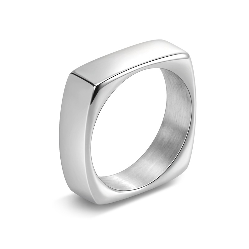 6mm Wide Square Titanium Steel - огляд і ціна Men'S Fashion Easter
