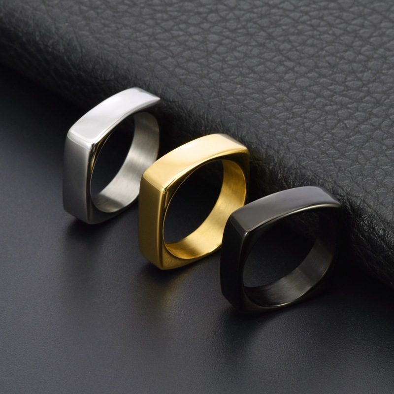 6mm Wide Square Titanium Steel - огляд і ціна Men'S Fashion Easter