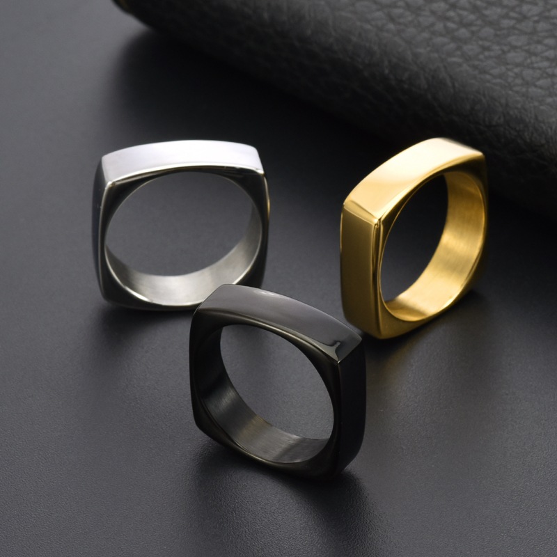 6mm Wide Square Titanium Steel - огляд і ціна Men'S Fashion Easter