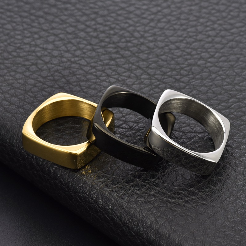 6mm Wide Square Titanium Steel - огляд і ціна Men'S Fashion Easter