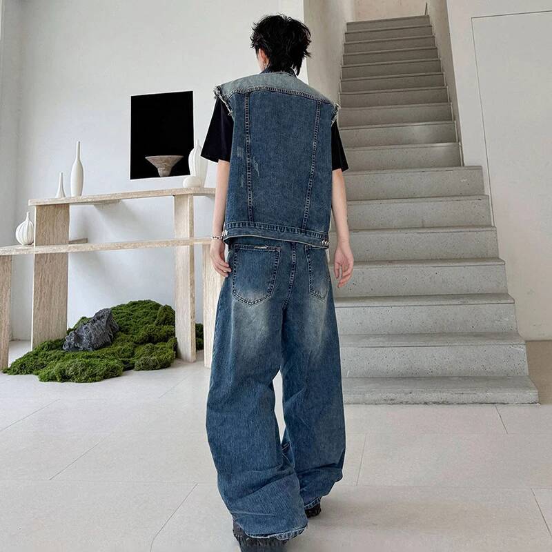 LUZHEN 2026 Summer Denim Two-p - огляд і ціна Men Fashion Jeans