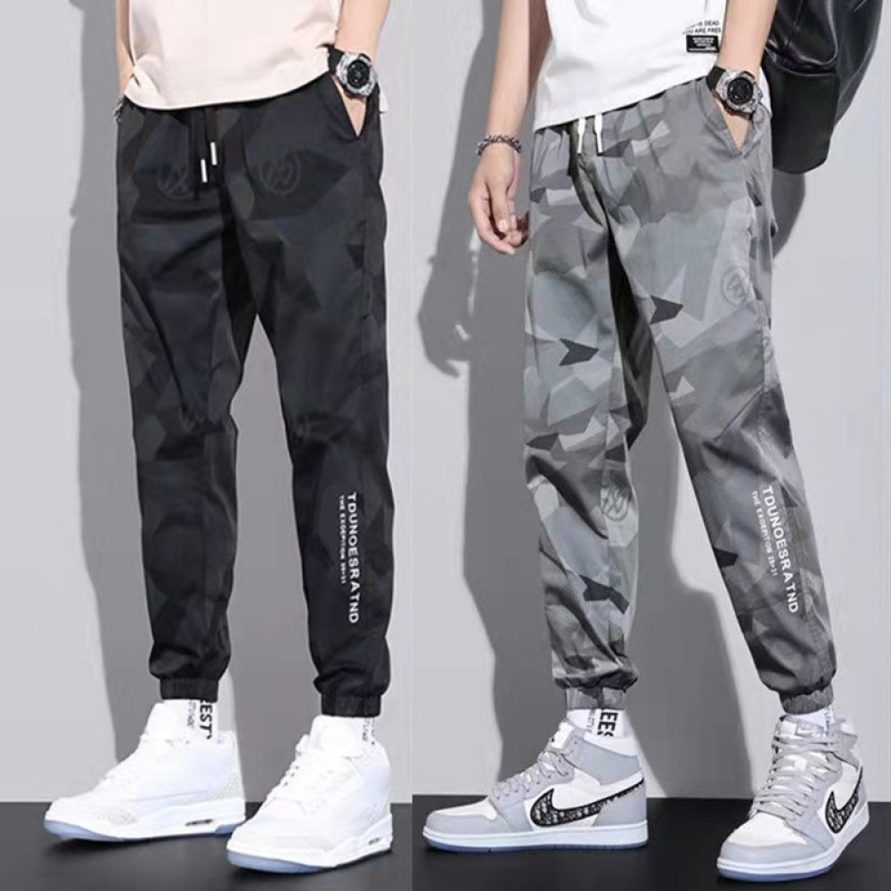 Mens Camo Joggers Summer Thin  - огляд і ціна Mens Fashion Camo Pants