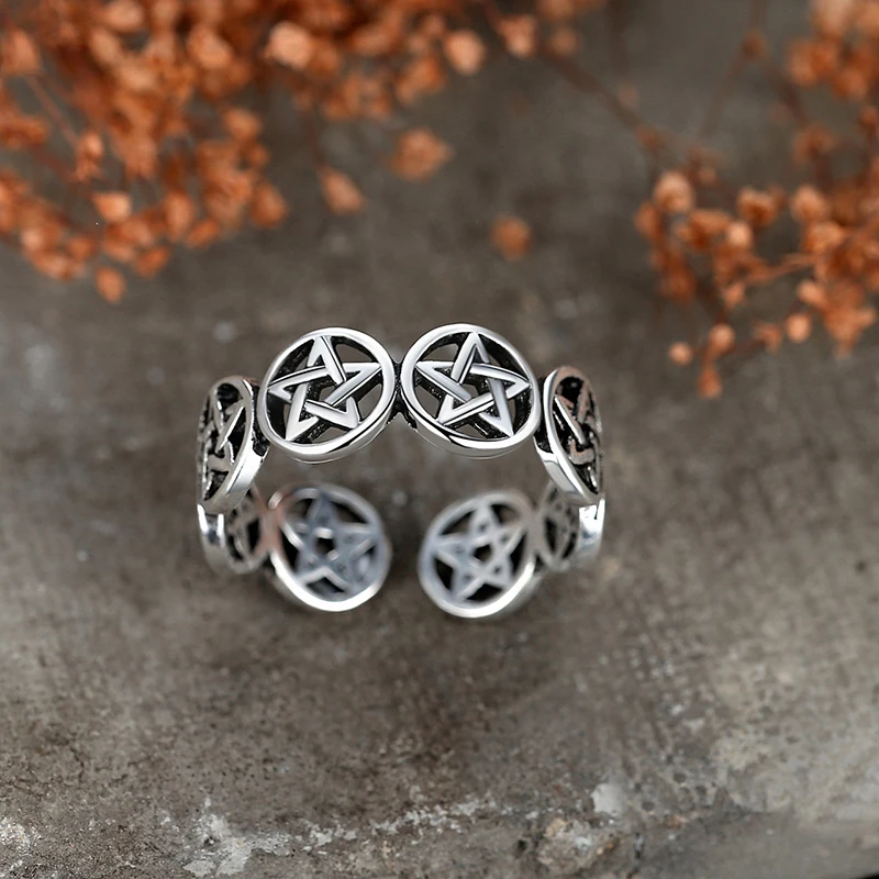 Vintage Star Pentagram Punk Ch - огляд і ціна Men'S Fashion Easter