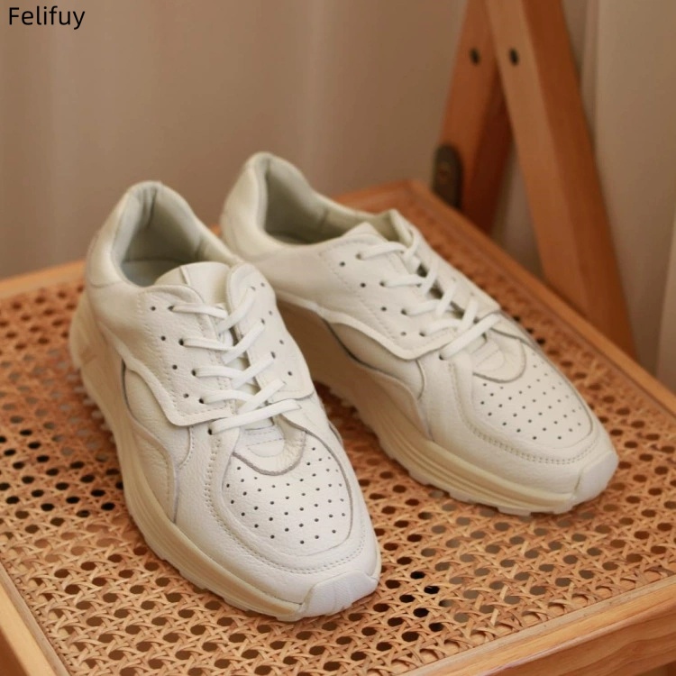 Round-toe Lace-up Casual White - огляд і ціна Mens Fashion Chinos