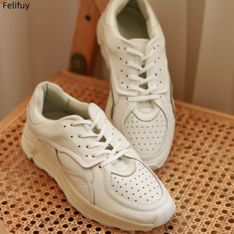 Round-toe Lace-up Casual White - огляд і ціна Mens Fashion Chinos
