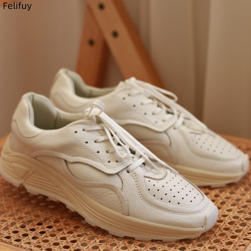 Round-toe Lace-up Casual White - огляд і ціна Mens Fashion Chinos