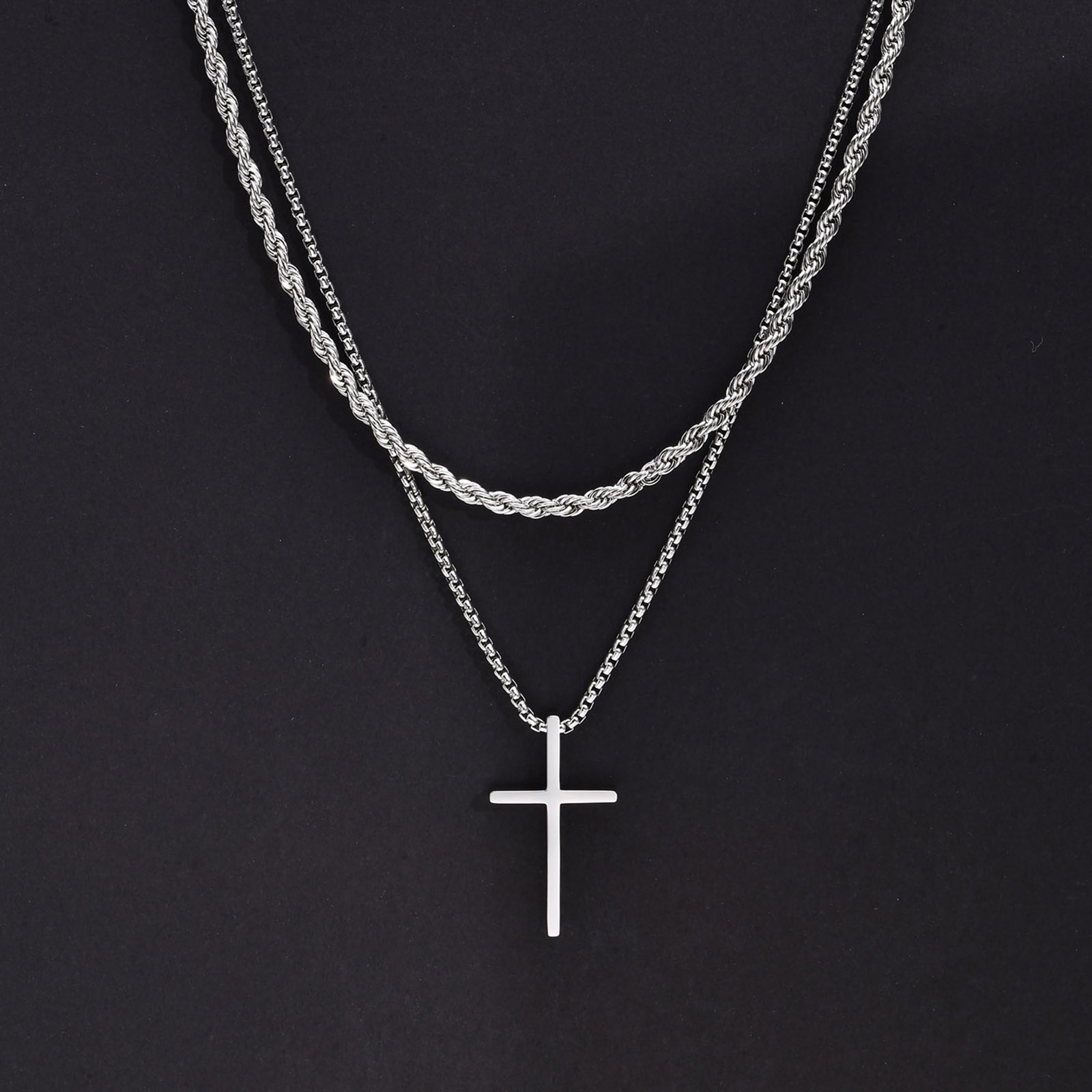 Trendy Cross Necklace for Men  - огляд і ціна Mens Fashion In The 50S