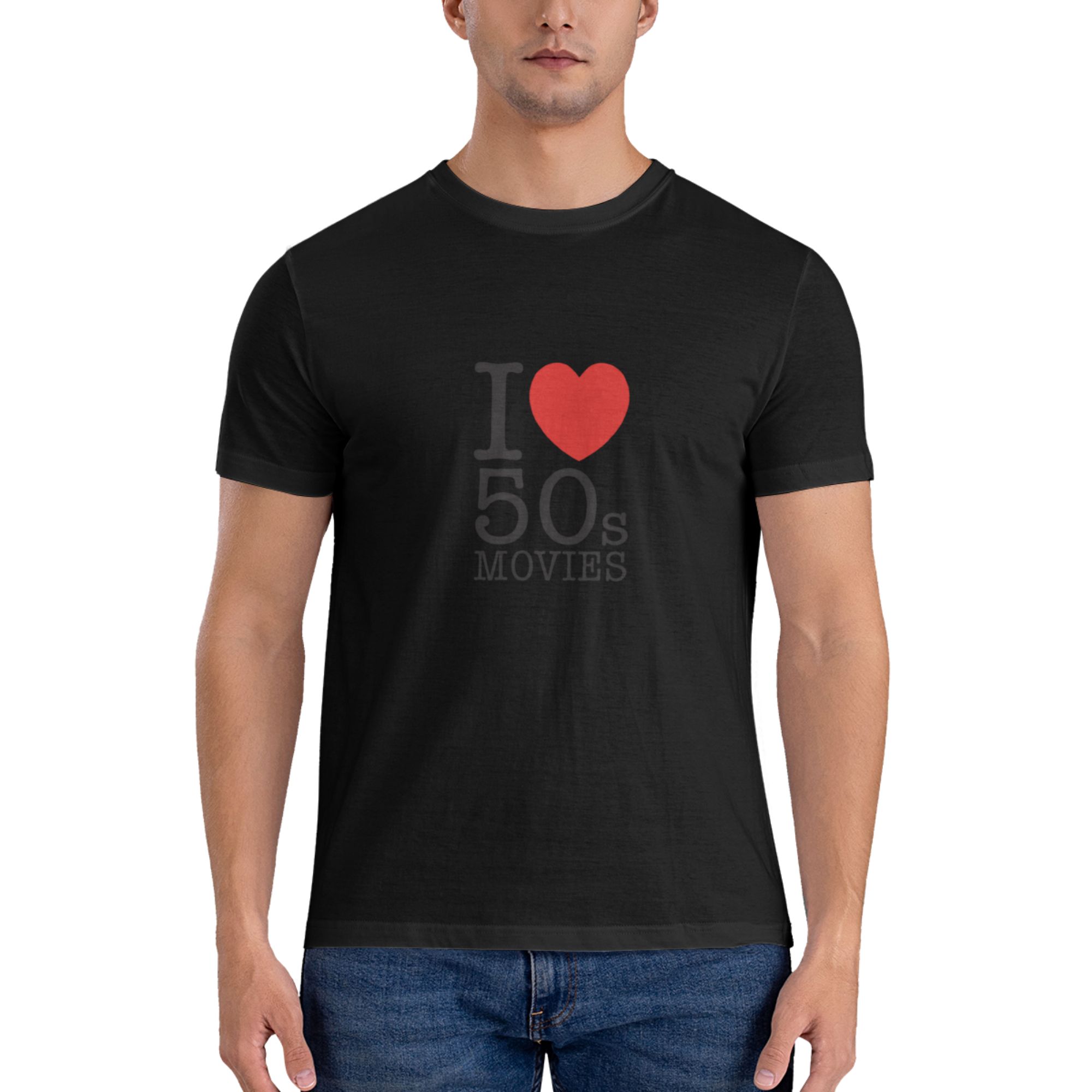 Funny I Love 50s Movies Essent - огляд і ціна Mens Fashion In The 50S