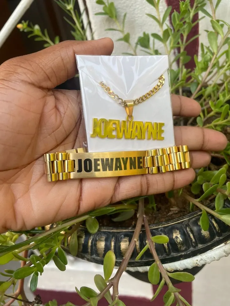 Custom Men Name Necklace Big B - огляд і ціна Men Fashion Rave