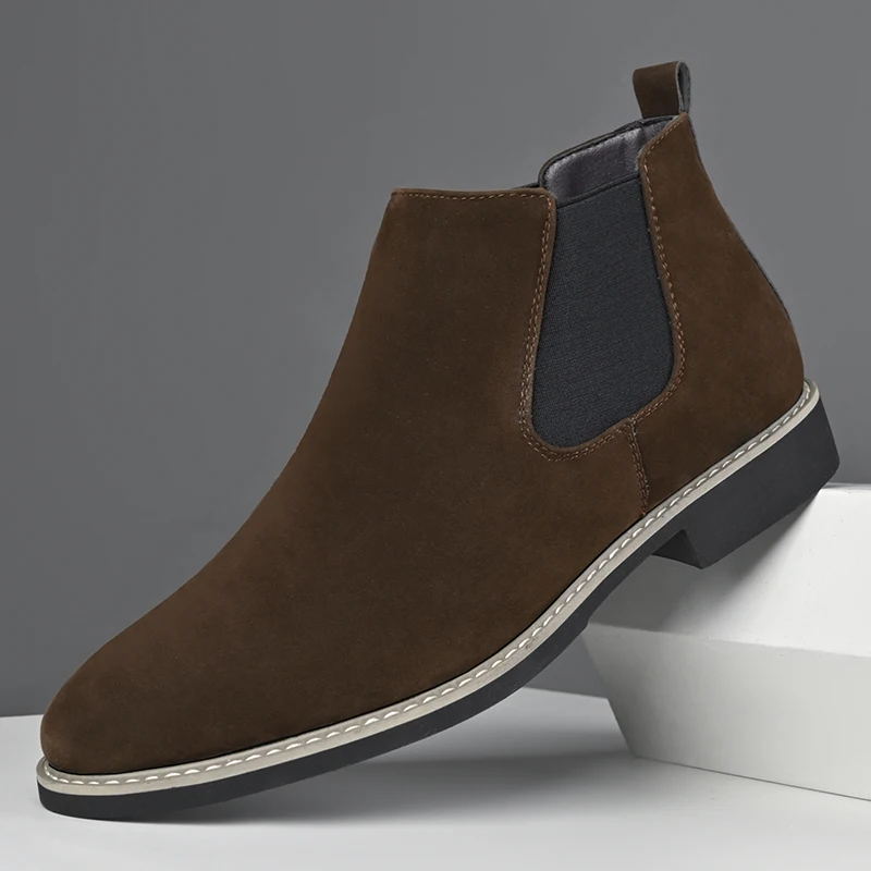 Fashion Men Chelsea Boots Oxfo - огляд і ціна Mens Fashion Dress Shoes
