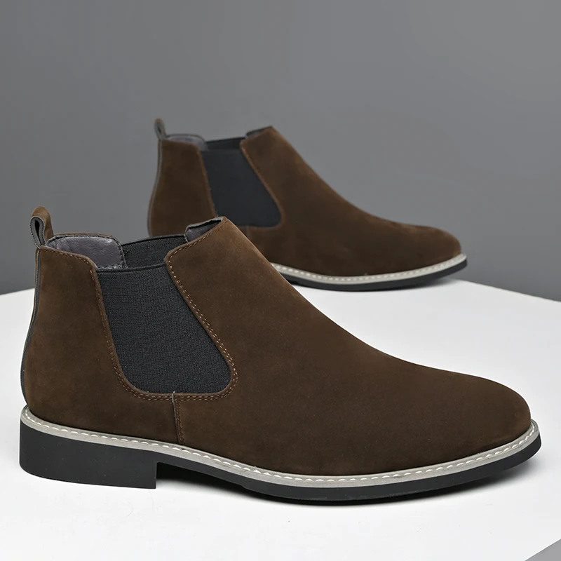 Fashion Men Chelsea Boots Oxfo - огляд і ціна Mens Fashion Dress Shoes