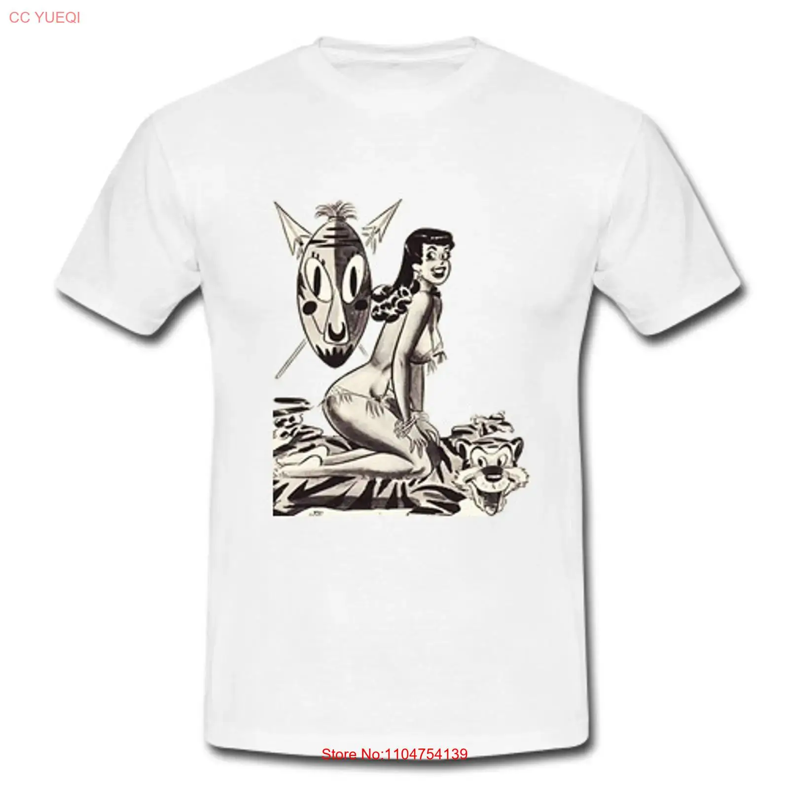 Mens Cotton Retro T shirt Pinu - огляд і ціна Mens Fashion In The 50S