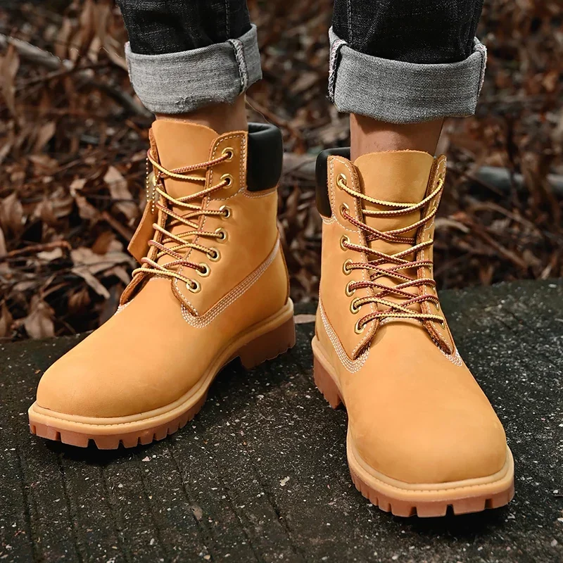 Boots Men High Top Boots High  - огляд і ціна Mens Fashion Chinos